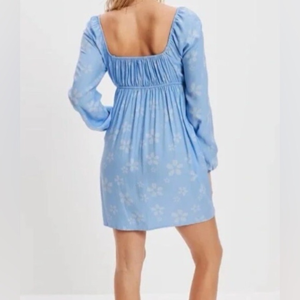 American Eagle Outfitters Large Button Up Mini Babydoll Dress - Picture 3 of 6